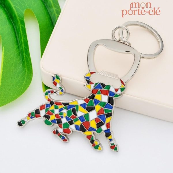 Décapsuleur en acier avec design Taureau