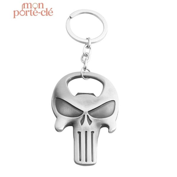 Décapsuleur pratique avec design tête de mort