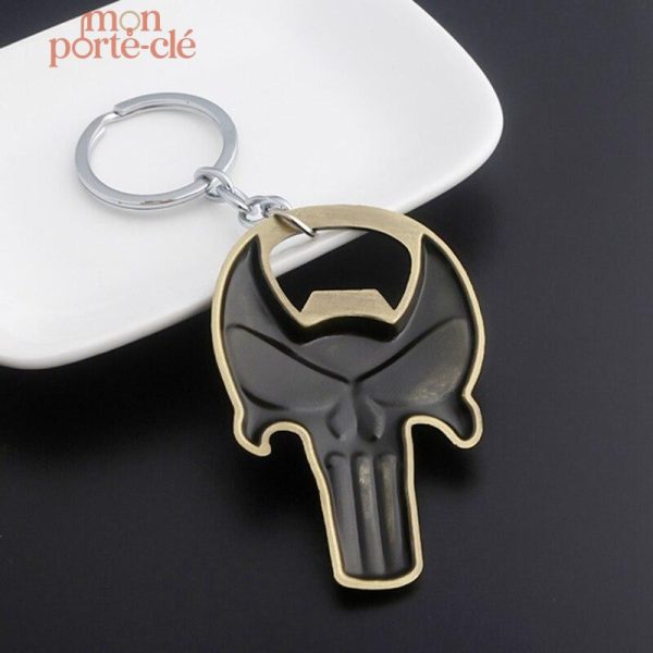 Décapsuleur tête de mort, accessoire tendance en acier