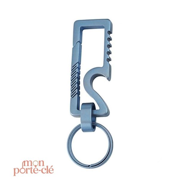 Porte-Clé Décapsuleur en titane pour aventuriers