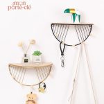 Porte-Clé Mural - Étagère Circulaire