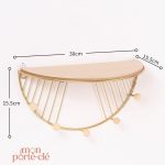 Accessoire mural pour organisation de clés et objets