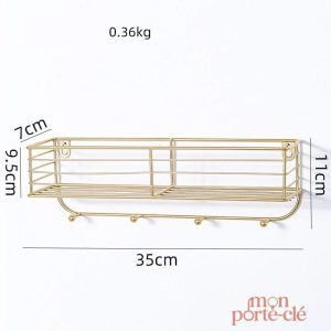 Porte-Clé mural élégant pour organiser vos clés