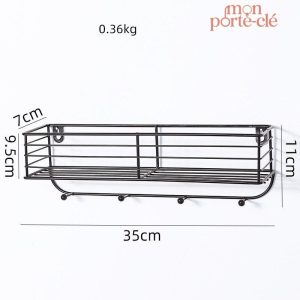 Porte-Clé design mural avec espace de rangement