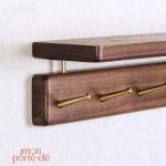 Porte-clé mural compact et esthétique