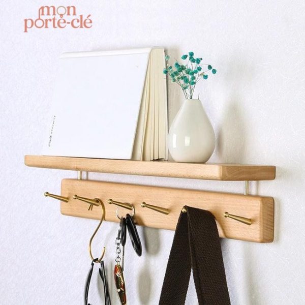 Porte-clé mural moderne pour une entrée chic