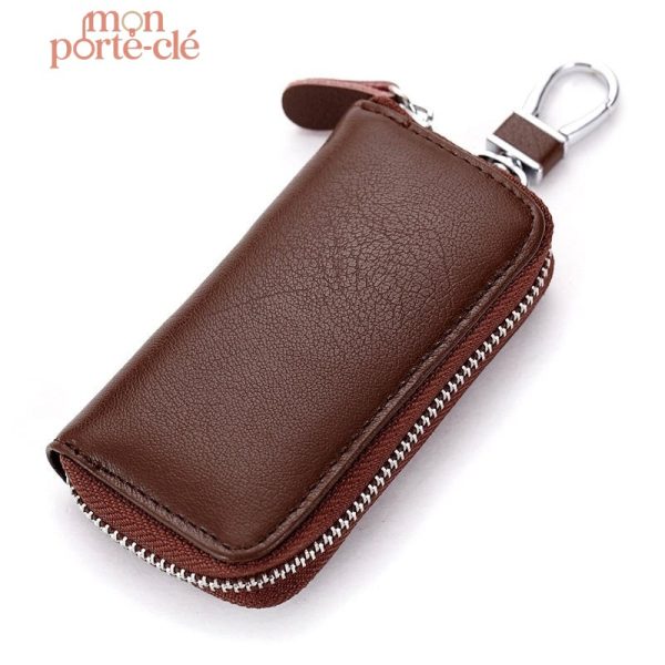 Accessoire féminin en cuir pour clés