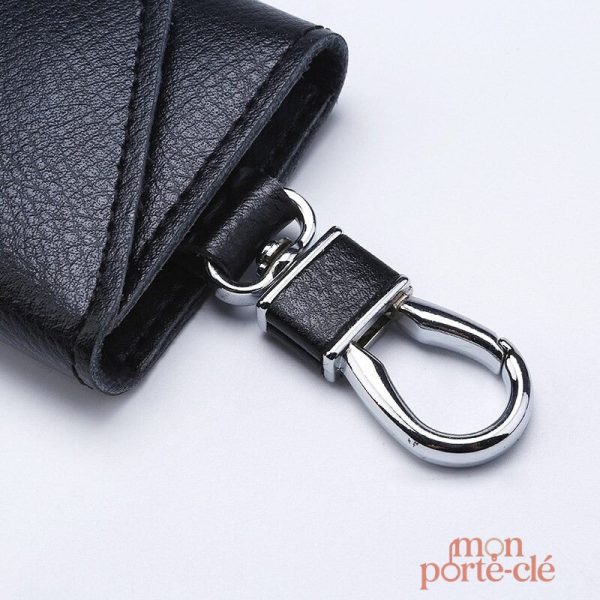 Accessoire en cuir pour porte-clés homme, élégant et durable