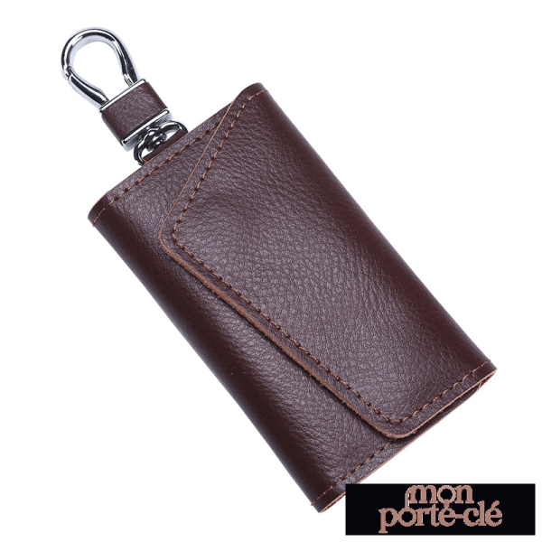 Accessoire cuir homme pour porte-clés en style moderne