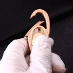 Porte-clé durable en acier, style raffiné pour homme