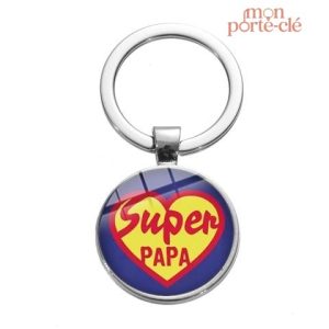 Porte-Clé Super Papa Fête des Pères