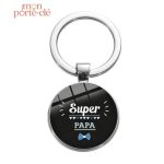 Porte-Clé Fête des Pères avec message Super Papa