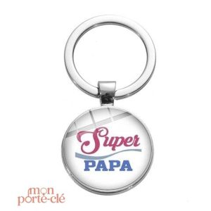 Porte-Clé Fête des Pères design Super Papa