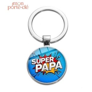 Porte-Clé pour les papas : Super Papa