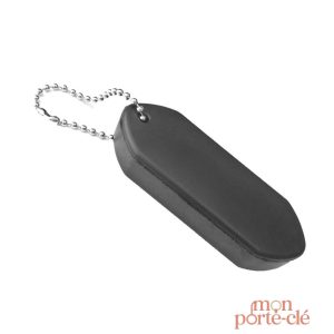 Porte-clé flottant avec design anguleux