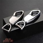 Porte-clé durable en acier pour un usage quotidien