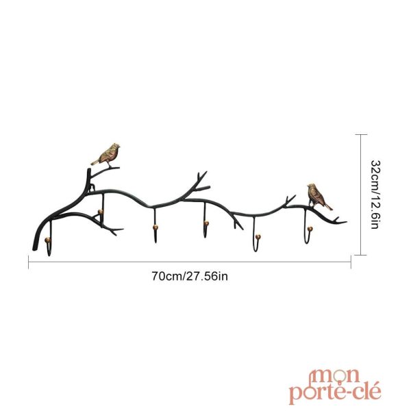 Porte-Clé mural design inspiré de la nature