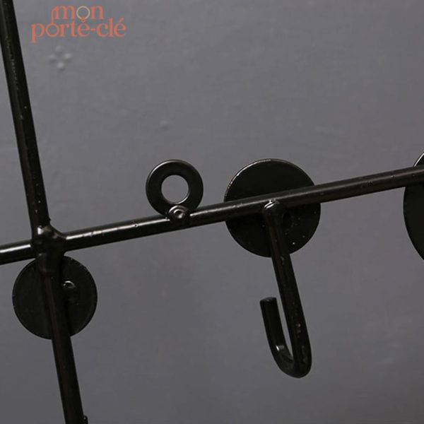Porte-clé mural fonctionnel et décoratif