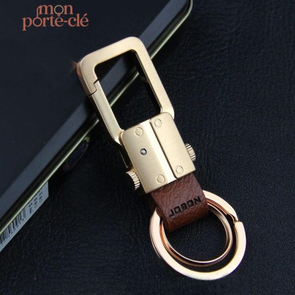 Porte-clé cuir Joli pour femme