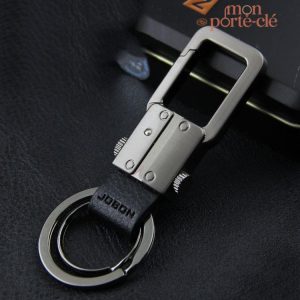 Porte-clé élégant en cuir pour un style chic