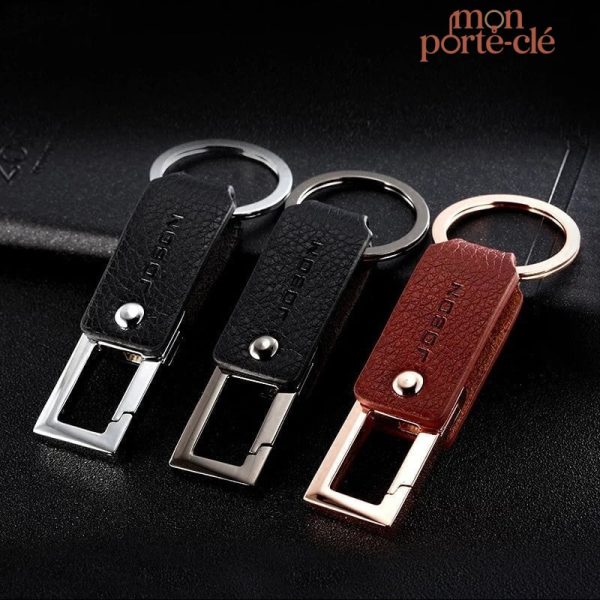 Porte-clé homme élégant en cuir