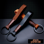Lanière porte-clé en cuir élégant et durable