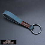 Porte-clé en cuir, lanière confortable et chic