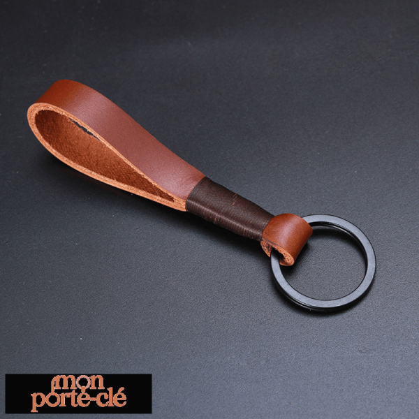 Lanière porte-clé, cuir de qualité supérieure