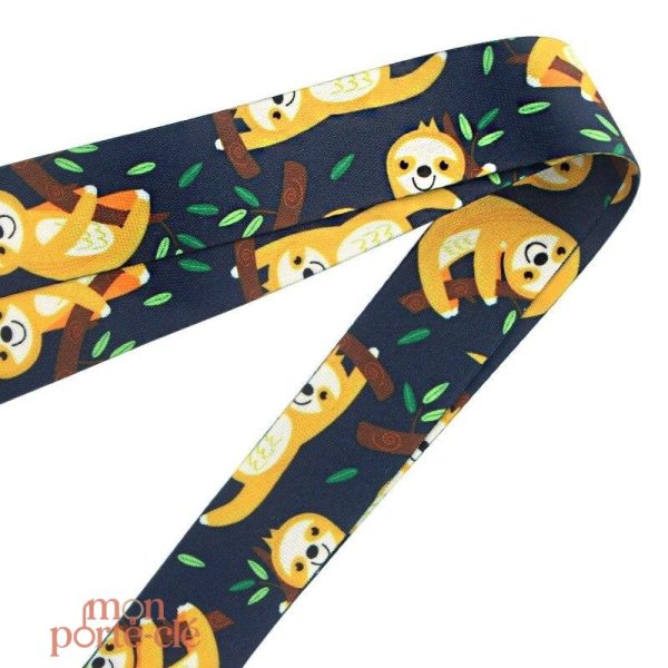 Porte-Clé amusant en forme de Paresseux pour enfants