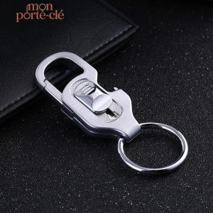 Mousqueton décapsuleur design en acier inoxydable