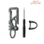 Porte-clé titane avec outils intégrés