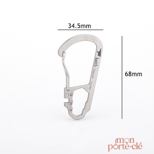 Porte-clé innovant, idéal pour un usage quotidien polyvalent