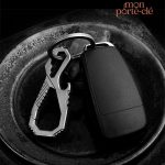 Design épuré : Mousqueton Raw pour vos clés