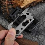 Porte-clé robuste, multifonction en acier