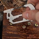 Porte-clé multifonction, acier durable et léger