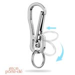 Porte-clé en mousqueton, accessoire tendance et personnalisé