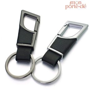 Porte-clé en cuir design et pratique