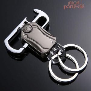 Mousqueton en acier avec fonction décapsuleur