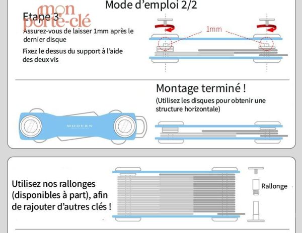 Accessoire pratique pour clés, indispensable au quotidien