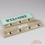 Porte-clé mural au design fonctionnel