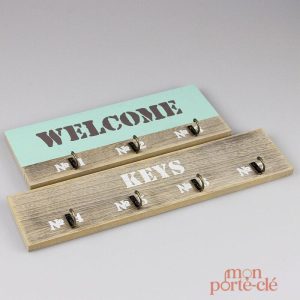 Porte-clé mural au design fonctionnel