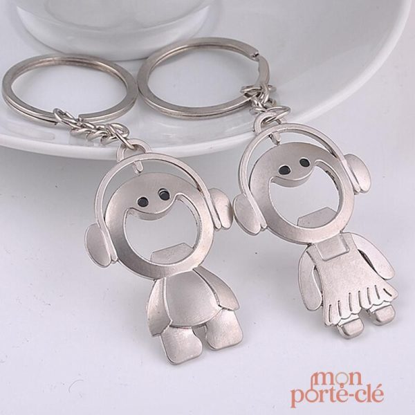 Porte-clé décapsuleur DJ Original en acier