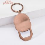 Accessoire en acier, porte-clé et décapsuleur combinés
