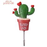 Porte-clé mural, décoration cactus