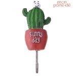 Patère cactus pour clé