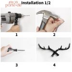 Patère en bois pour un rangement pratique