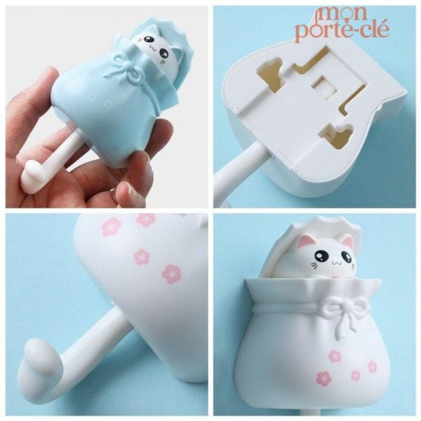 Porte-Clé Mural avec Motifs Doux