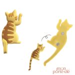Porte-clé mural chat pour style et fonctionnalité