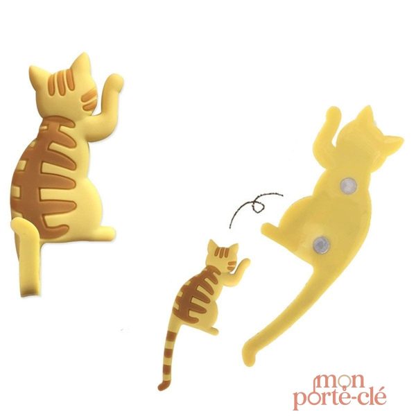 Porte-clé mural chat pour style et fonctionnalité