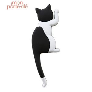 Porte-clé mural chat décoratif pour entrée